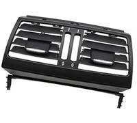 Yurefax Ac Vent Interior Dash Air Conditioner Panel Rear Grille Outlet Cover, for Bmw, for X5, for X6 E70 E71 E72 2007-2013 Dashboard Vent Cover(BLACK Rear Model A)