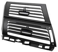 Yurefax Ac Vent Interior Dash Air Conditioner Panel Rear Grille Outlet Cover, for Bmw, for X5, for X6 E70 E71 E72 2007-2013 Dashboard Vent Cover(BLACK Color Name Left)