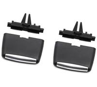 Yurefax Ac Vent Interior Dash Air Conditioner Panel Rear Grille Outlet Cover, for Bmw, for X5, for X6 E70 E71 E72 2007-2013 Dashboard Vent Cover(BLACK Rear Ac Vent Slider)