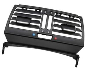 Yurefax Ac Vent Interior Dash Air Conditioner Panel Rear Grille Outlet Cover, for Bmw, for X5, for X6 E70 E71 E72 2007-2013 Dashboard Vent Cover(BLACK Rear Model B)