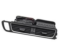 Yurefax Ac Vent Lhd Front Dash Middle Left Right Air Conditioner Grille Frame Outlet Assembly, for 2009-2018 Dashboard Vent Cover(BLACK Lhd Middle)