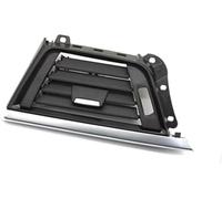 Yurefax Ac Vent Lhd Front Left Dash Air Conditioner Outlet Grill Cover Panel Replacement, for Bmw 3 4 for Series F30 F34 F32 F33 F36 F80 F82 Dashboard Vent Cover(BLACK Ac Vent Panel Silver)