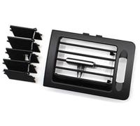 Yurefax Ac Vent Rhd W204 Air Conditioning Panel Grille Cover Trim, for Mercedes-Benz for C Class C180 C200 C220 2007-2011 Dashboard Vent Cover(BLACK RHD Black Left)