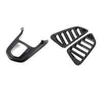 Yurefax Air Conditioning Outlet Vent Frame Trim with Car Gear Shift Knob Frame Panel Cover Trim, for Nissan, for Navara NP300 2016-2019 Gear Shift Panel Trim