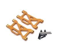 Yurefax Aluminum Alloy Front Suspension Arm Swing Arms, for Wltoys, for 104001 1/10 RC Car Suspension Link(Yellow)