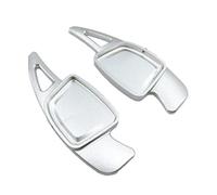 Yurefax Aluminum Car Steering Wheel Shift Paddle Shifter Extension, for, A6 C8 A7 4KA A8 S4 S5 2020 Car Paddle Shifter(Silver)