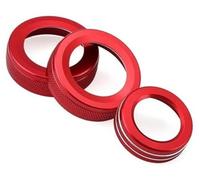 Yurefax Auto Button stickers Parts, for A CLA GLA X156 C117 W176 Car Center Console Air Condition Knob Switch Trim Cover Ring Interior Accesssories Media Button Cover