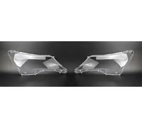 Yurefax Auto Front Headlight Transparent Cover Shell Headlamp Transparent Lampshade Glass Lens Cover, for Toyota, for RAV4, 2013-2015 Headlight Protector(BLACK Left and Right)