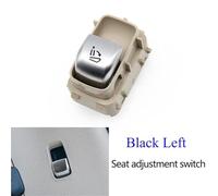 Yurefax Black Beige Left Right Seat Adjustment Control Switch Button, for C GLC Class W205 W253 2015-2022 20590521139051 Seat Adjustment Switch(Beige Left)