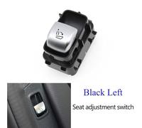 Yurefax Black Beige Left Right Seat Adjustment Control Switch Button, for C GLC Class W205 W253 2015-2022 20590521139051 Seat Adjustment Switch(Black Left)