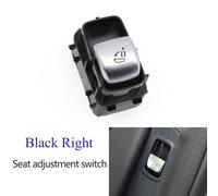 Yurefax Black Beige Left Right Seat Adjustment Control Switch Button, for C GLC Class W205 W253 2015-2022 20590521139051 Seat Adjustment Switch(Black Right)