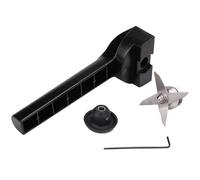 Yurefax Blender Wet Blade Assembly with Wrench & Drive Socket Removal Tool Kit Replacement Parts, for Vitamix, 5200 Series Blender Blade Lid