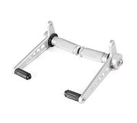 Yurefax Cafe Racer Motorcycle CNC Rearsets Foot Peg Footrest, for YAMAHA, SR400/500 RD350 XS650 V-twin 920 Motorcycle Foot Peg(Silver2)