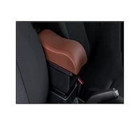 Yurefax Car Accessories, for Citroen, for Berlingo Car Armrest Car Armrest Box Interior Centre Console Storage Box USB Car Armrest Box(BLACK A Brown No Usb)