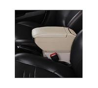 Yurefax Car Accessories, for Ignis 2016-2022 Car Armrest Box Dual Layer Centre Console Storage Box Retractable Cup Holder Car Armrest Box(BLACK F Beige No Usb)