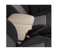 Yurefax Car Accessories, for Renault, for Clio Mk4 Car Armrest Box Armrest Car Central Storage Container Centre Console Storage Box Car Armrest Box(BLACK C1 Style Beige)