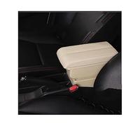 Yurefax Car Accessories, for Renault, for Clio Mk4 Car Armrest Box Armrest Car Central Storage Container Centre Console Storage Box Car Armrest Box(BLACK B3 Style Beige)
