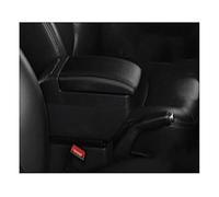 Yurefax Car Accessories, for Toyota, for Yaris Hybrid, for Vitz Car Armrest Box USB Centre Console Storage Box Car Armrest Box(BLACK F2 All Black No Usb)