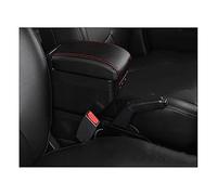 Yurefax Car Accessories, for Toyota, for Yaris Hybrid, for Vitz Car Armrest Box USB Centre Console Storage Box Car Armrest Box(BLACK E1 Red Line 9 Usb)
