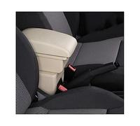 Yurefax Car Accessories, for VW, Mk5, for Golf, Mk 5 6 2005-2011 Car Armrest Box Centre Console Storage Box Cup Holder Interior Car Armrests Car Armrest Box(BLACK B Style Beige 3usb)