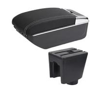 Yurefax Car Armrest Box Center Console Storage Box Interior Accessories, for Chevrolet, for Aveo T200 T250 T255 Car Accessories Car Armrest Box(BLACK D3 White Line 7usb)