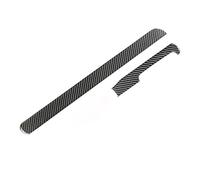 Yurefax Car Carbon Fiber Interior Center Console Dashboard Panel Strip Cover Trim, for Golf, 6 MK6 2010 2011 2012 2013 Dashboard Trim Strip(BLACK Rhd)