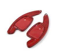 Yurefax Car Carbon Fiber Steering Wheel Shift Paddle, for, RS4 RS5 RS7 2020-2022, for RS6 2019-2022 Car Paddle Shifter(Red)