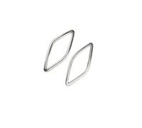 Yurefax Car Center Console Trim Stainless Steel Car Dashboard Air Conditioning Outlet Frame Decoration, for A3 8V 2013-2019 Glass Lift Switch Accessories Car Interior Trim Strips Dashboard Trim Strip(