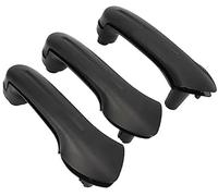 Yurefax Car Door Handle Trim Ponnyc Car Inner Interior Door Handle Front Rear Left Right Pull Grab, for Vw, for Bora, for Golf 4, for Mk4, for Jetta 1999-2007 1J4867179A(Black 3 Door 3pcs)