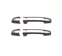 Yurefax Car Door Handle Window Triangle Shutters Front Pillar Trim Cover, for Chevrolet, for Camaro, 2016-2020 Carbon Fiber Look Accessories Rear Window Louver(Model B)