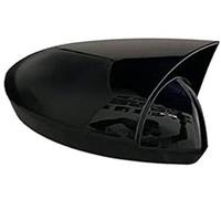 Yurefax Car Door Wing Mirror Cover Car Door Wing Mirror Cover, for Renault, for Megane 4 2016-2020 Rearview Mirror Cover Shields Exterior Accessories Side Mirror Rain Shield(BLACK Black Left)
