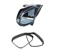 Yurefax Car Door Wing Mirror Cover Car Rearview Rain Eyebrow Guard Cover Side Door Mirror Visor Shield Accessories, for Toyota, for RAV4, XA50 2019-2023 Side Mirror Rain Shield(BLACK carbon fiber)