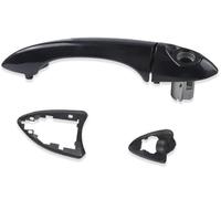 Yurefax Car Exterior Door Handle, for BMW, for X5 E53 2000-2006 Outer Parts Accessories Left Right Front Outside On-Off Black car Door Handle Cover Cap Exterior(Black 1pc Left Hand Drive)