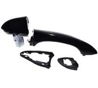 Yurefax Car Exterior Door Handle, for BMW, for X5 E53 3.0I 2000-2006 51218257737 51218257738 Outside Front Rear Left Right Driver Passenger Outer car Door Handle Cover Cap Exterior(Black Rear Right)