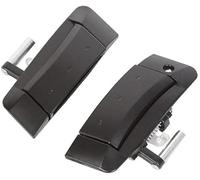 Yurefax Car Exterior Door Handle, for Nissan, for 350Z 2003-2009 80607-CD41D 80606-CD01E Left Right Outside Outer Passenger Abs car Door Handle Cover Cap Exterior(Black Left)