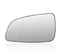 Yurefax Car Exterior Door Side Rearview Heated Convex, for Vauxhall, for Astra H 2004~2009 Auto Replacement Parts Car Wing Mirror Glass(BLACK Left)