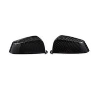 Yurefax Car Front Door Mirror Caps Carbon Pattern Look Rear View Mirror Covers, for BMW, 5 Series E60 LCI Sedan 2007-2010 Facelift Rearview Mirror Cover(1 Pair)