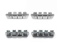 Yurefax Car Front Seat Backrest Switch Adjust Memory Button, for A B C E ML GL GLE CLA CLS W176 W246 W204 W212 W166 W156 W117 W218 Seat Adjustment Switch(Sliver Left Set)