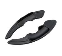 Yurefax Car Gear Shifter Steering Wheel Shift Paddle Extension, for Lexus, is NX 2014-2017, for Lexus, RC 2014-2016 CNC Aluminum 2pcs Car Paddle Shifter(Black)