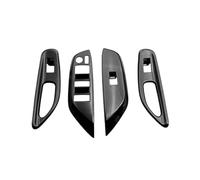 Yurefax Car Glossy Black Window Glass Lift Button Trim Switch Cover Door Armrest Panel, for Toyota, YARiS Cross 2020-2023 RHD Window Control Trim Window Switch Cover