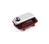 Yurefax Car Interior Dash Glove Box Lock Storage Box Handle, for Porsche, for, 95B Cayman 981, for PANAMERA, 970 Spare Parts Parts 95B857095F A Car Glove Box Handle(Carredo Red Silver)