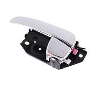 Yurefax Car Interior Door Handle Front for Rear Left Side, for Hyundai, Sonata 2002 2003 2004 2005 826203D010 826103D010 Chrome Car Interior Door Handle(Left 1Pcs)