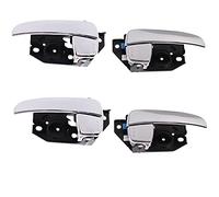 Yurefax Car Interior Door Handle Front for Rear Left Side, for Hyundai, Sonata 2002 2003 2004 2005 826203D010 826103D010 Chrome Car Interior Door Handle(One Set 4pcs)