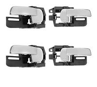 Yurefax Car Interior Door Handle Inside Inner Door Knob, for Nissan, for Qashqai, J10 MKI 2007-2013 80670JD00E 80671JD00E Car Interior Door Handle(4PCS One Set)
