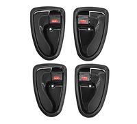 Yurefax Car Interior Door Handles Car Front for Rear Left Right Driver Side Handle, for Hyundai, Accent 2000-2006 Black ABS ABS Car Interior Door Handle(4pcs One Set)