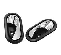 Yurefax Car Interior Door Handles Inside Inner Door Knob, for Renault, Logan Duster 2012 2013 2014 2015 2016 8200733848 8200733847 Car Interior Door Handle(Left and Right 2pcs)