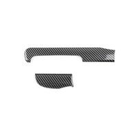 Yurefax Car Interior,for Golf, 6 MK6 GTI 2008-2013 Car ABS Carbon Fiber Style Center Console Dashboard Panel Strips Cover Trim Interior Interior Decoration Dashboard Trim Strip(BLACK Type A)