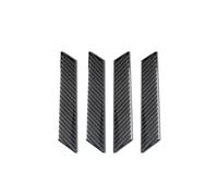 Yurefax Car Interior Moulding Trim Car Door Handle Armrest Bowl Trim Strip Cover 4 Pcs Carbon Fiber Stickers Interior Accessories, for Golf, 7, for Gti, for Mk7 2013-2017 Car Center Console Trim Dashb