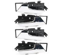 Yurefax Car Left Right Inside Door Handle Pontiac G3, for Chevrolet, Aveo Interior Door Handle Car Inside Handle Bowl 96462709 96462710 Car Interior Door Handle(4pcs)