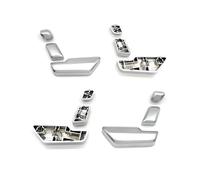 Yurefax Car Left Right Seat Backrest Headrest Button Adjust Switch Button, for C GLK E Class W204 C204 X204 W212 W207 W166 Seat Adjustment Switch(Silver Right 3PCS)